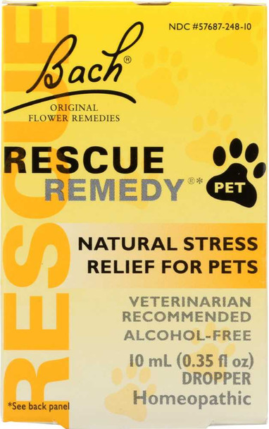 BACH: Flower Remedies Pet Rescue Remedy, 0.35 oz New