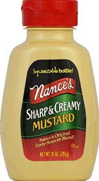 NANCES: Sharp & Creamy Mustard, 10 oz New