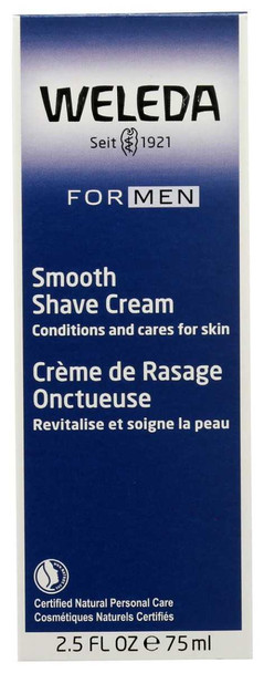 WELEDA: Smooth Shave Cream, 2.5 oz New