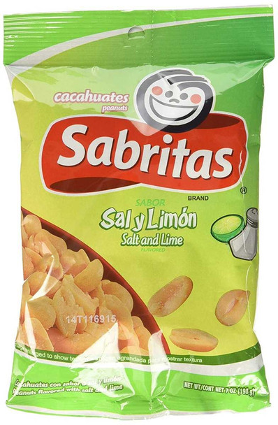 GAMESA: Sabritas Pnut Salt&Lime, 7 oz New