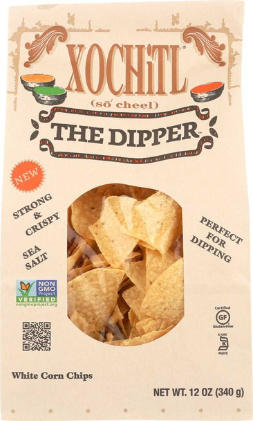 XOCHITL: Chips Dipping Salted, 12 oz New