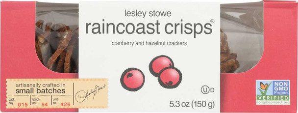 LESLEY STOWE: Cranberry and Hazelnut, 5.3 oz New