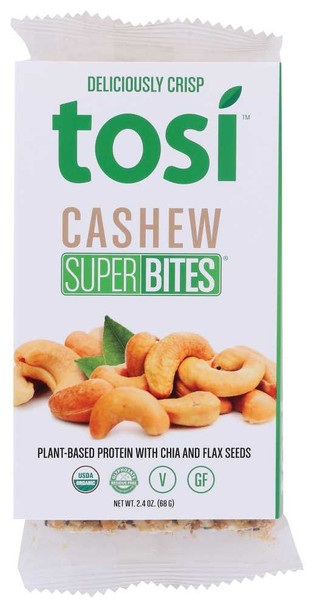 TOSI: Organic Cashew Super Bites, 2.40 oz New