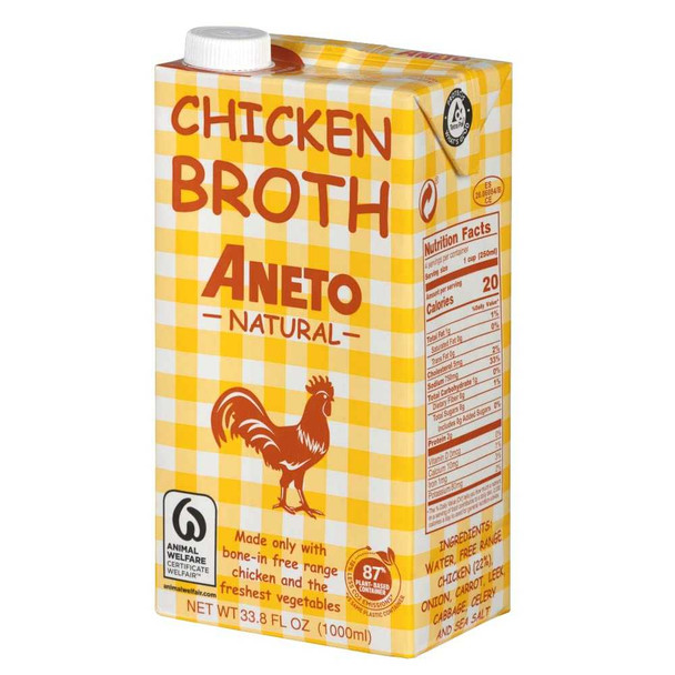 ANETO: Broth Chicken, 1 lt New