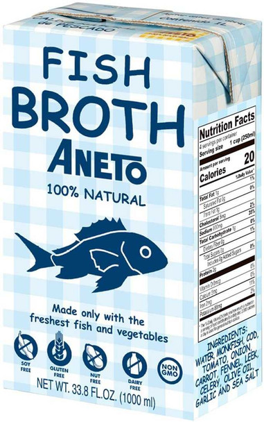 ANETO: Broth Fish, 1 lt New