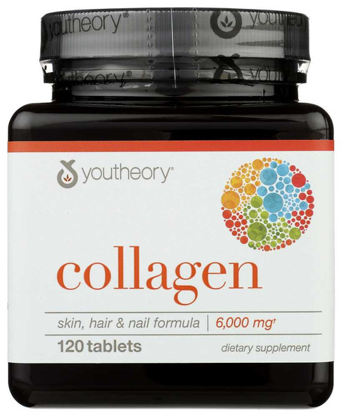 YOUTHEORY: Collagen Type 1 & 3, 120 Tablets New