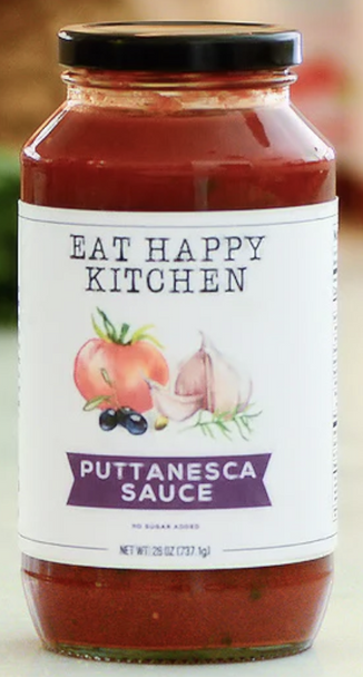 EAT HAPPY KITCHEN: Sauce Puttanesca, 26 OZ New