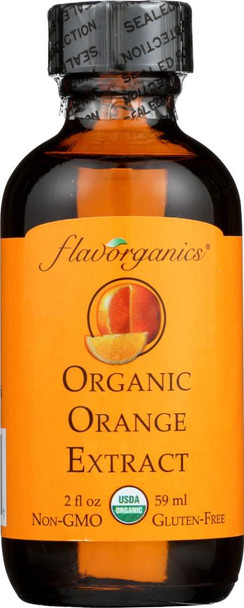 FLAVORGANICS: Organic Orange Extract, 2 oz New