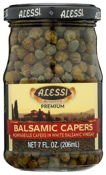 ALESSI: Balsamic Capers Nonpareilles, 7 oz New