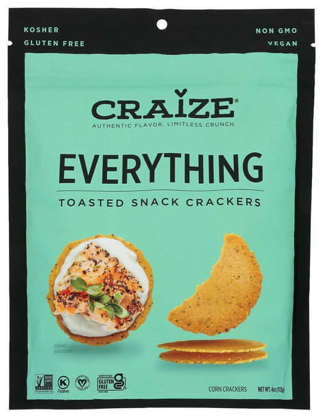 CRAIZE: Crackers Corn Everything, 4 oz New