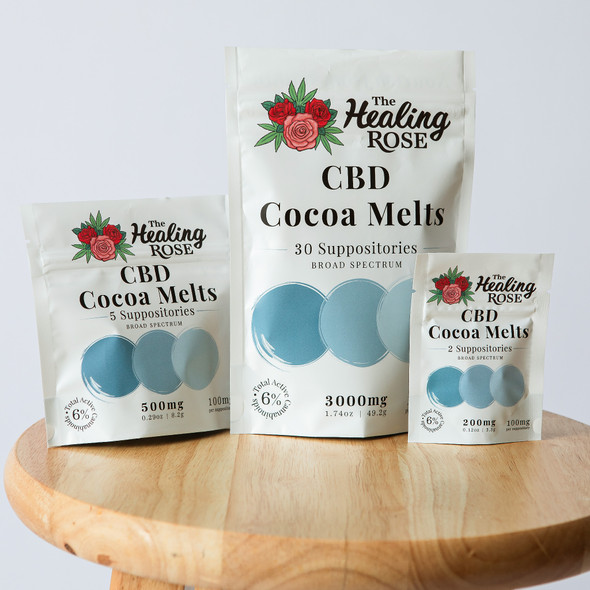 CBD Cocoa Melts | Suppositories | 100mg Each