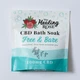 Free and Bare Unscented CBD Epsom salt bath soak 100mg by The Healing Rose