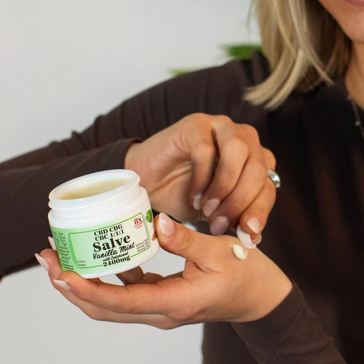 Body salves, roll-ons, and oils