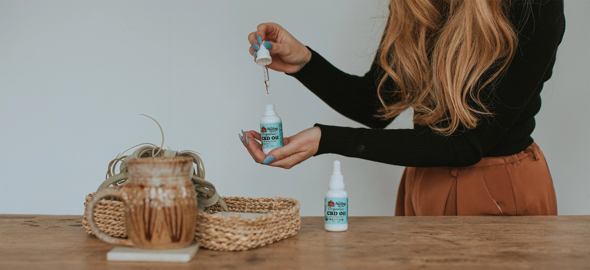 Organic broad spectrum CBD oil in 1200mg and 2400mg
