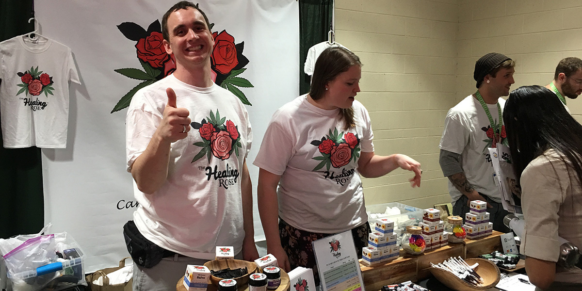 The Healing Rose at NECANN, early days