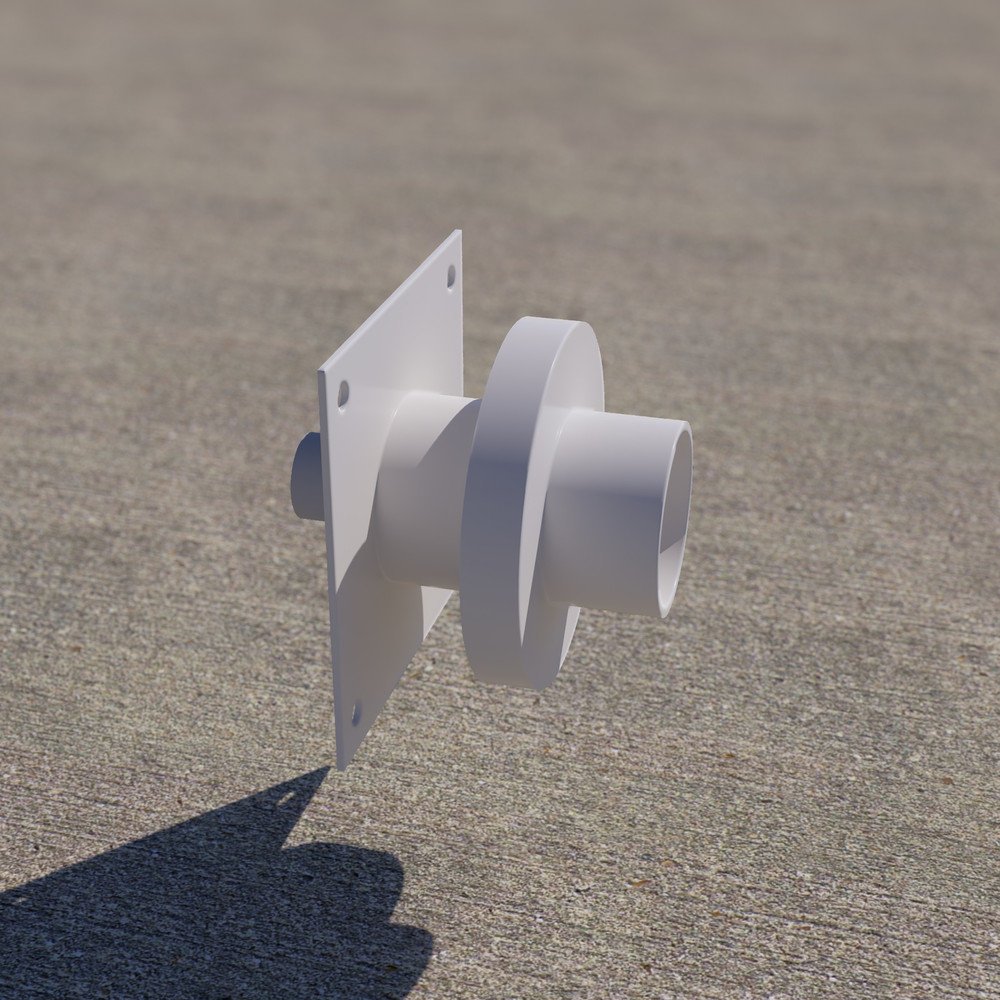 PipeScupper-OnWall-Short