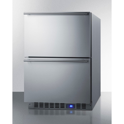 Summit 24" Wide 2-Drawer All-Refrigerator