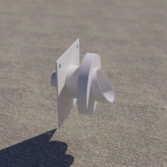 AngledPipeScupper-OnWall-Short