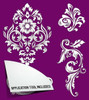 Belles and Whistles Floral - Silkscreen Stencil provides an extra decorative touch to your project!