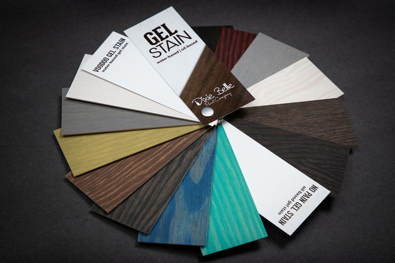 Gel Stain Fan Deck Dixie Belle Paint Company