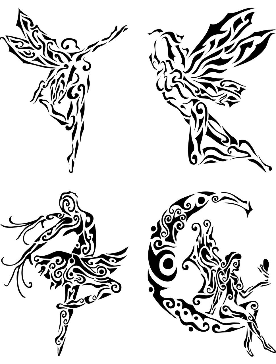 Fairies - Stencil - Dixie Belle Paint Company fairies-stencil-dixie-belle-paint-company