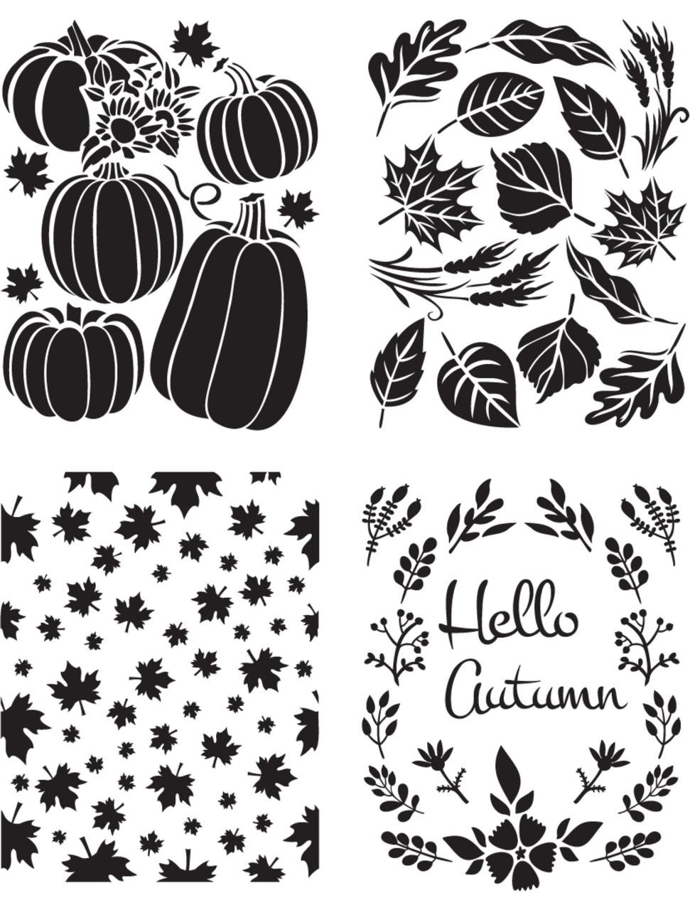 Hello Autumn - Stencil | Dixie Belle Paint hello-autumn-stencil-dixie-belle-paint