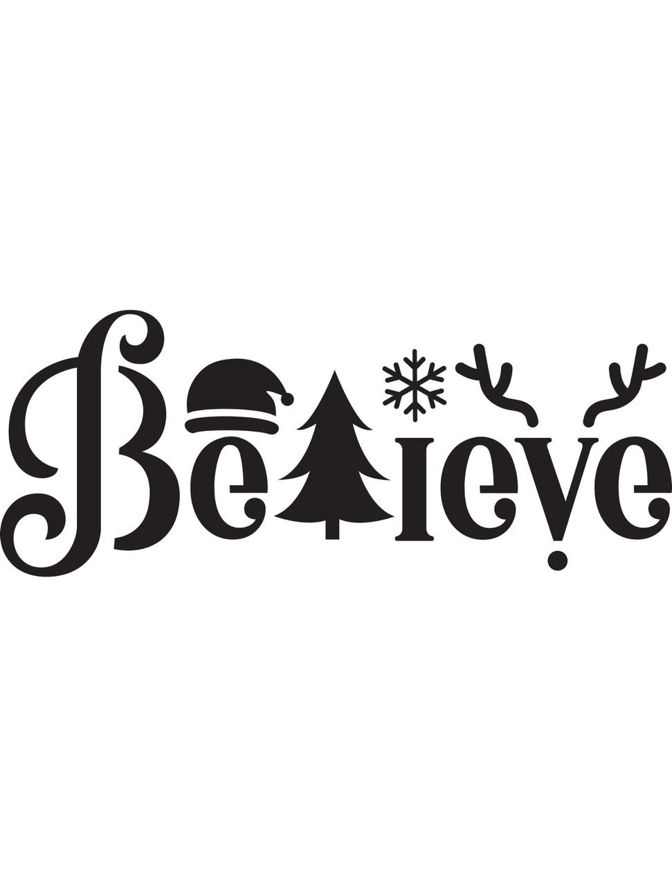 Believe - Stencil | Dixie Belle Paint believe-stencil-dixie-belle-paint