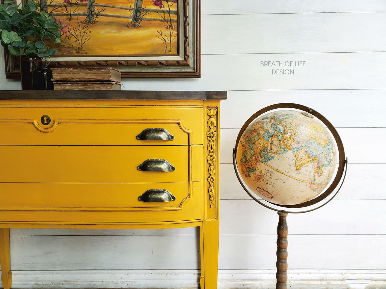 Colonel Mustard Chalk Mineral Paint - Dixie Belle Paint Company