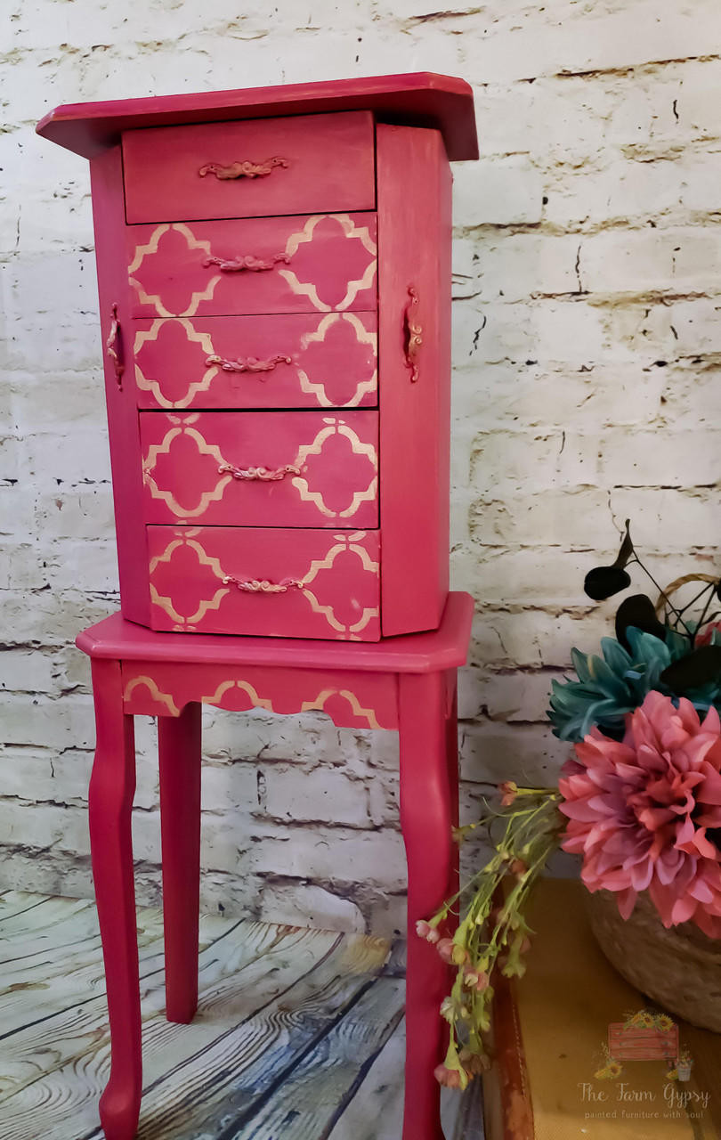 RED HOT NIGHTSTAND MAKEOVER  Nightstand makeover, Painting