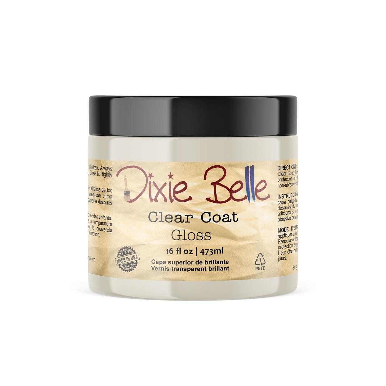  Dixie Belle Paint Company, Gator Hide, Non-Yellowing  Polyacrylic Topcoat Paint, Resistant Finish for DIY Projects