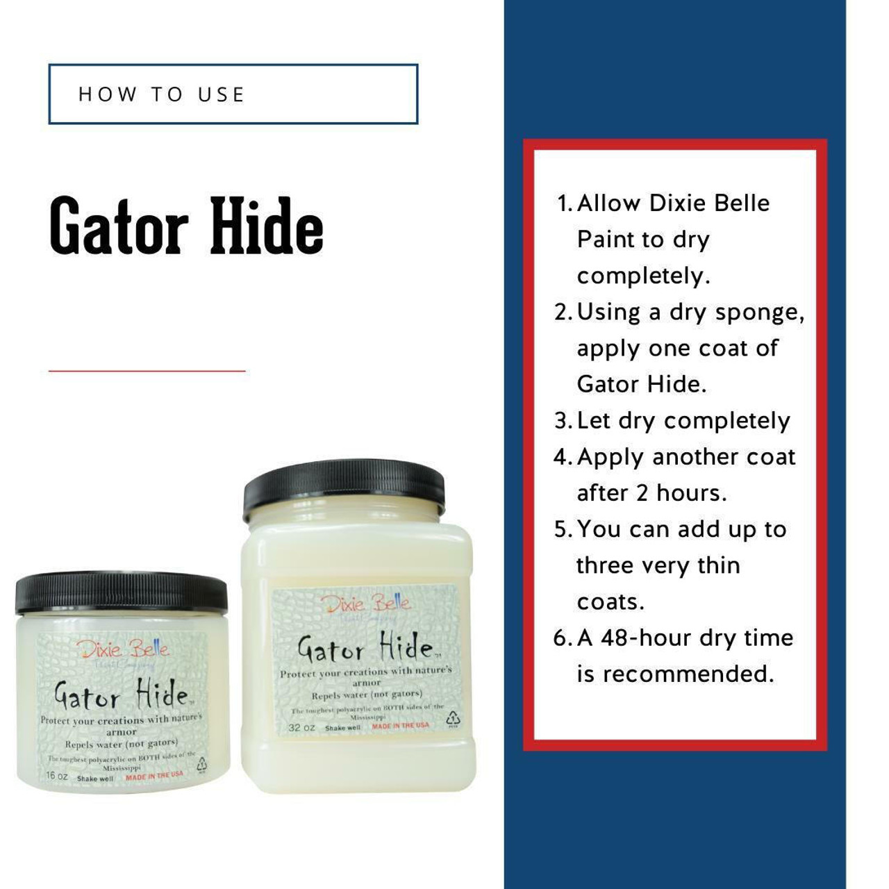 Dixie Belle Gator Hide Water Repellent Top Coat Same Day Shipping -    Outdoor wood furniture, Pallet furniture outdoor, Dixie belle paint company