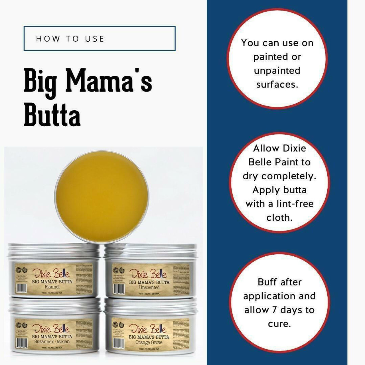 BIG MAMA'S BUTTA SUZANNE'S GARDEN (LIGHT FLORAL SCENT) CONDITIONER,  PROTECTANT & MORE