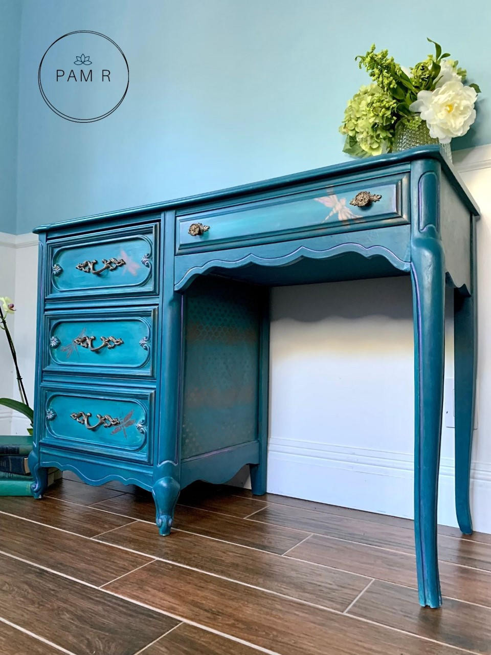 Bright Light Blue Furniture Paint  Soft and Soothing Suede Blue Clay Paint