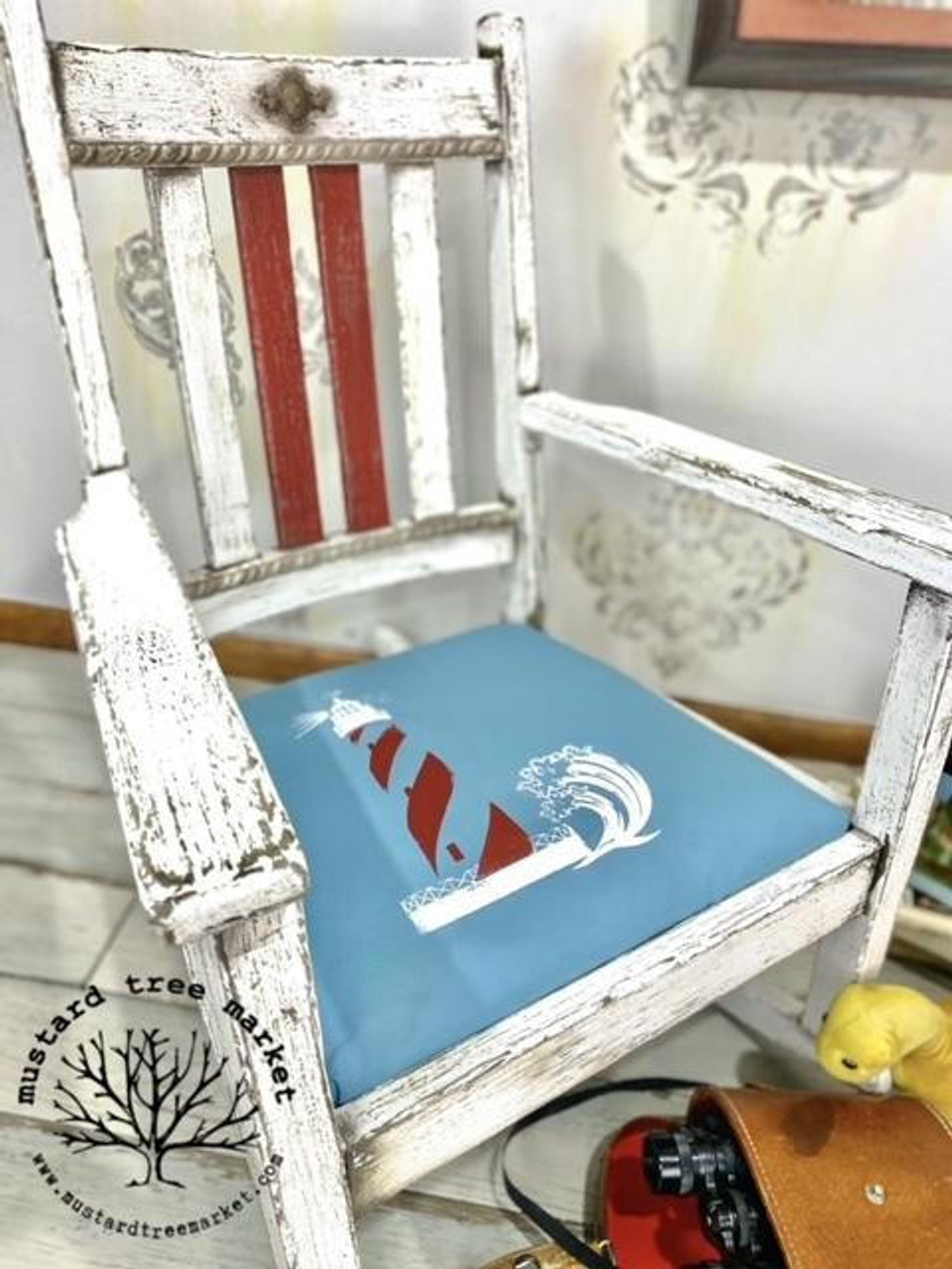 Nautical - Silkscreen Stencil - Dixie Belle Paint Company