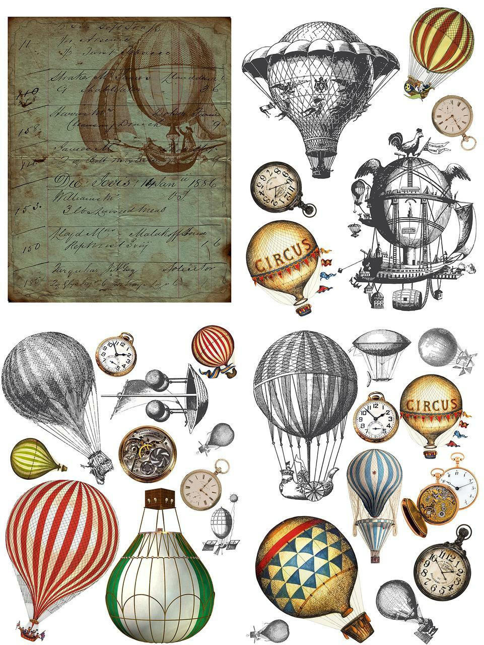 Vintage Hot Air Balloon