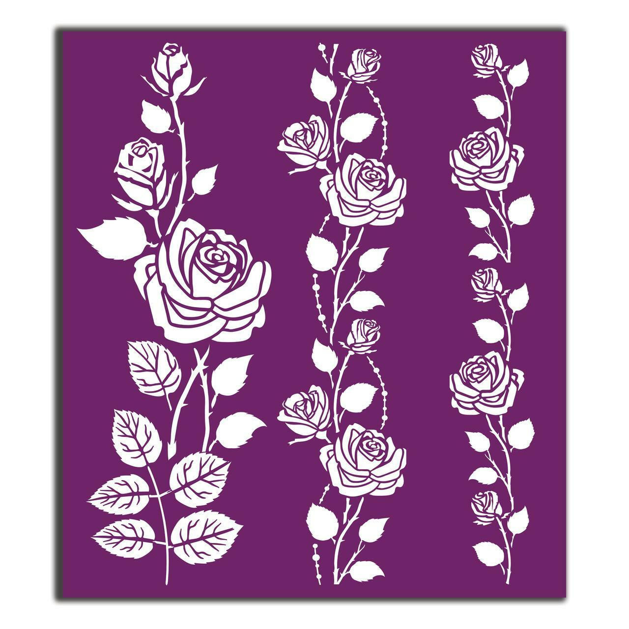 Roses - Silkscreen Stencil - Dixie Belle Paint Company