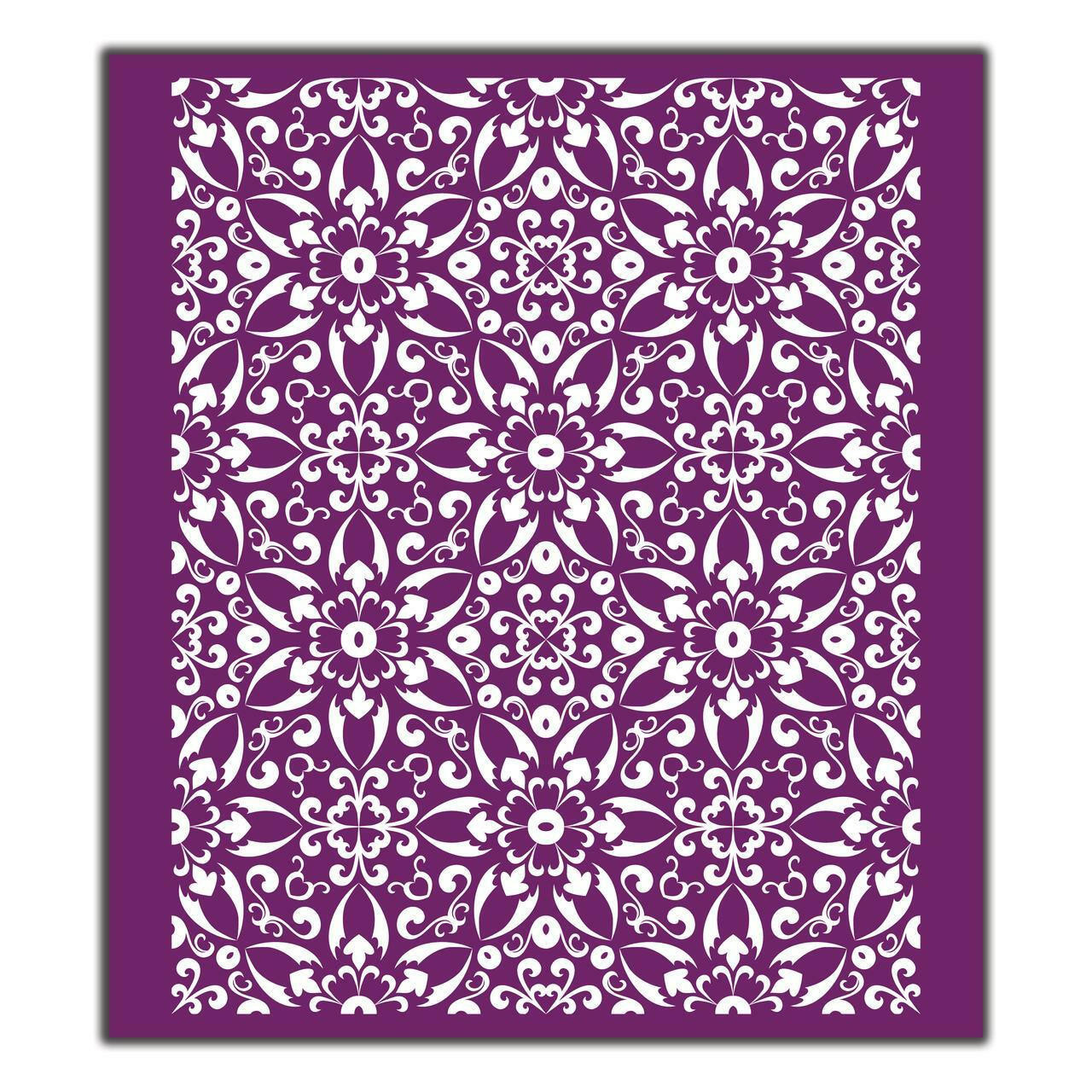 Ceramic Silk Screen Printing Stencil, Mehndi Lace Mandala Design –  EZScreenPrint