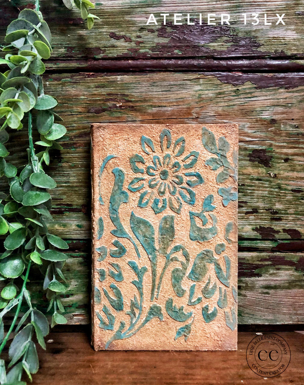 How to Stencil: Create a DIY Raised Carved Wood Effect with Stencils