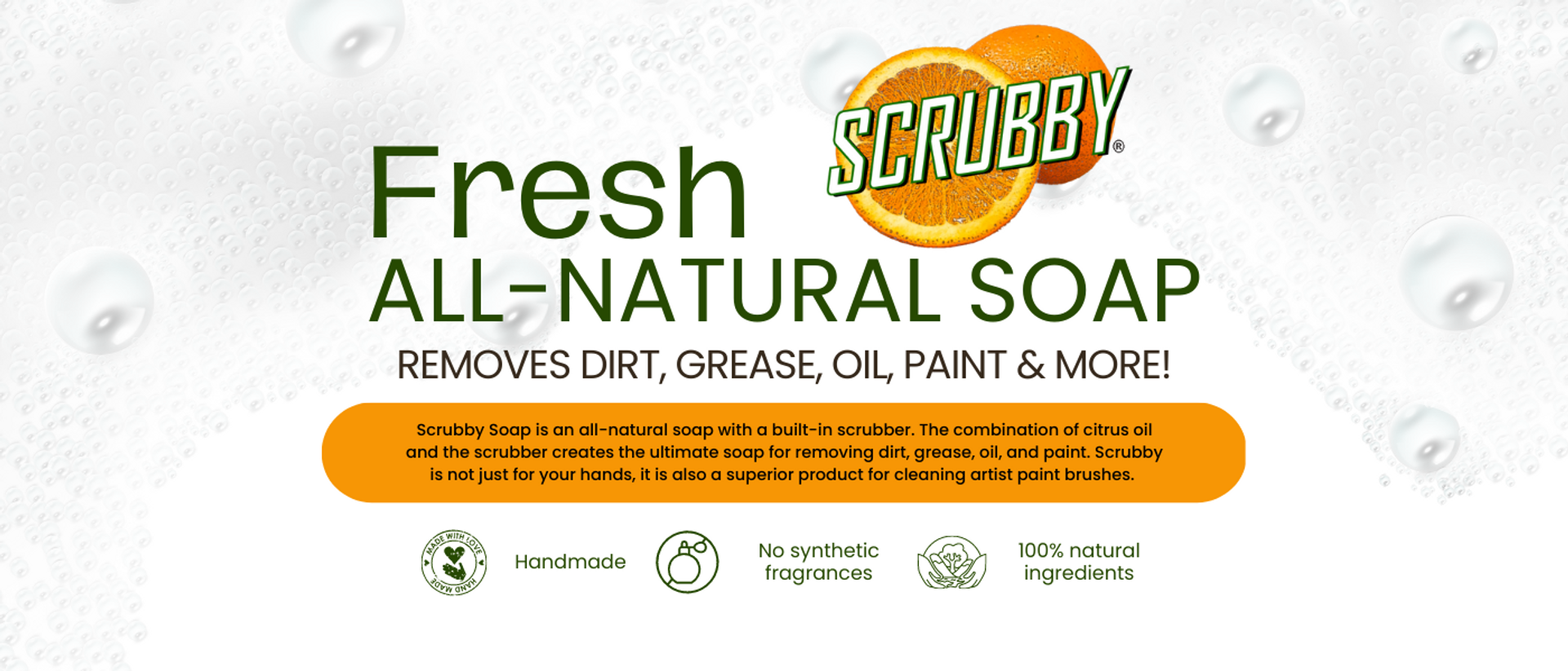 Scrubby Natural Soap Infused Scrubber – Dear Yesteryear