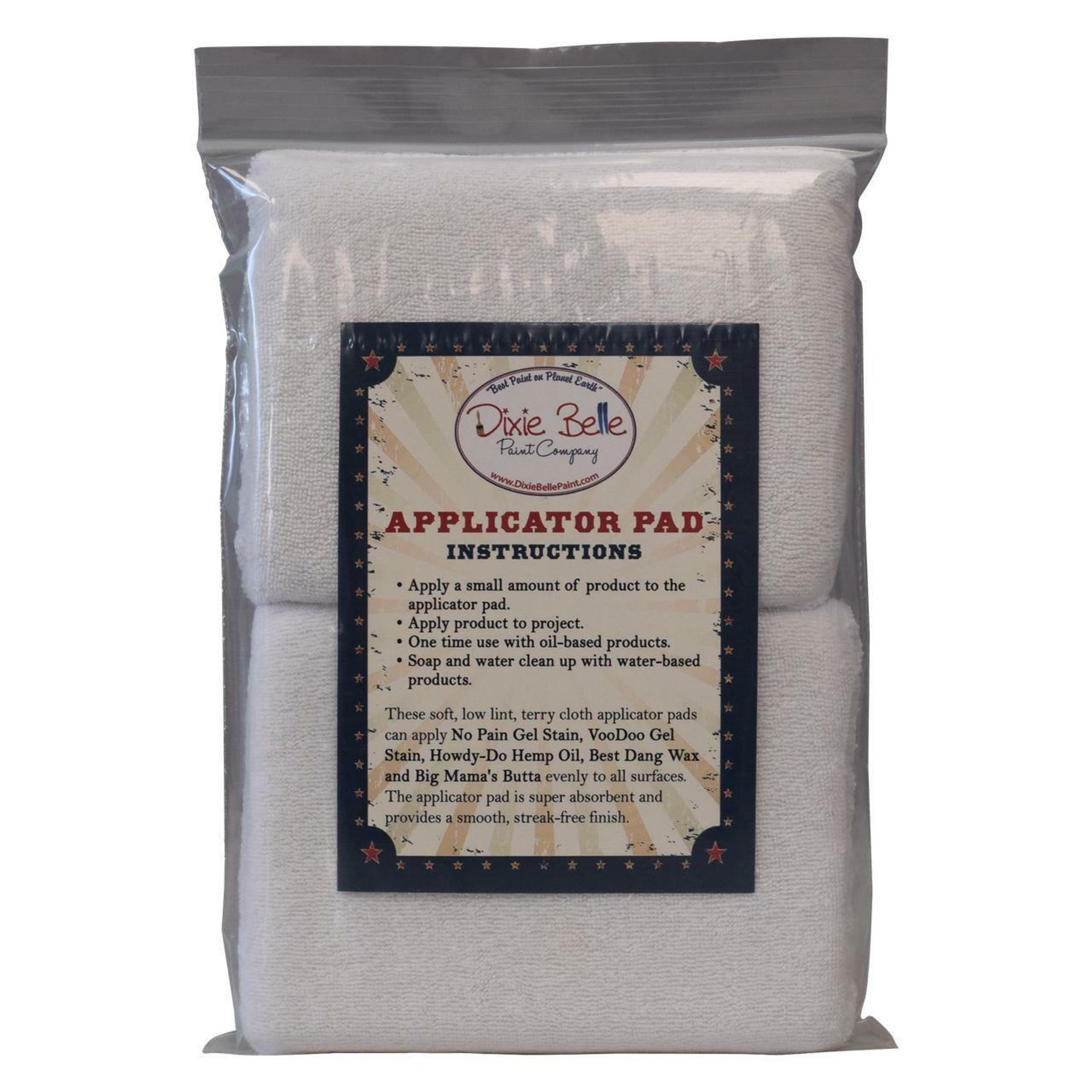 Applicator Pads (Pkg of 2) Dixie Belle Paint Company