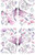 Belles and Whistles Translucent Garden - Rub On Furniture Transfer, Best Transfers for Furniture. Images of the Translucent Garden Rub On Furniture Transfer on a white background.