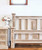 Dixie Belle Paint Burlap Chalk Mineral Paint is the perfect paint for any DIY project!
A matching bed frame set with a matching bedside table painted in Burlap Chalk Mineral Paint with the Royal Damask - Stencil in the center of both and on the drawers of the table.