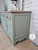 Belles and Whistles Mudcloth - Stencil provides an extra decorative touch to any project! Teal dresser chalk painted with Stencil raised on the side..