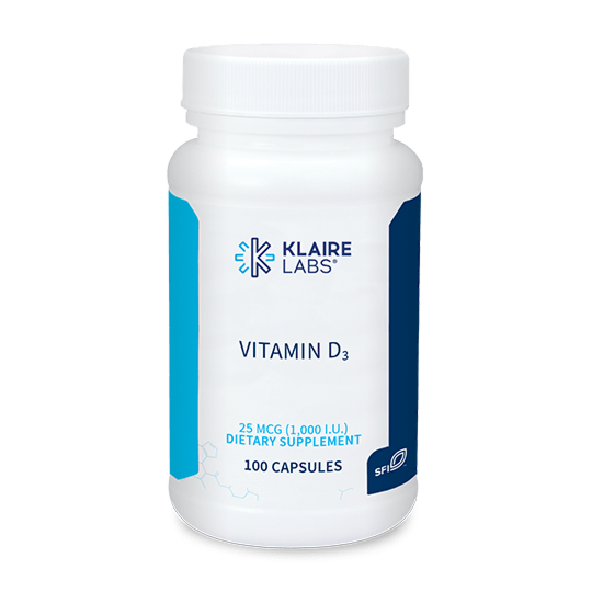 Vitamin D3 1,000 IU, 100 caps HealthyUStore
