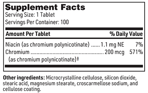 ChromeMate 200 mcg, 100 caps