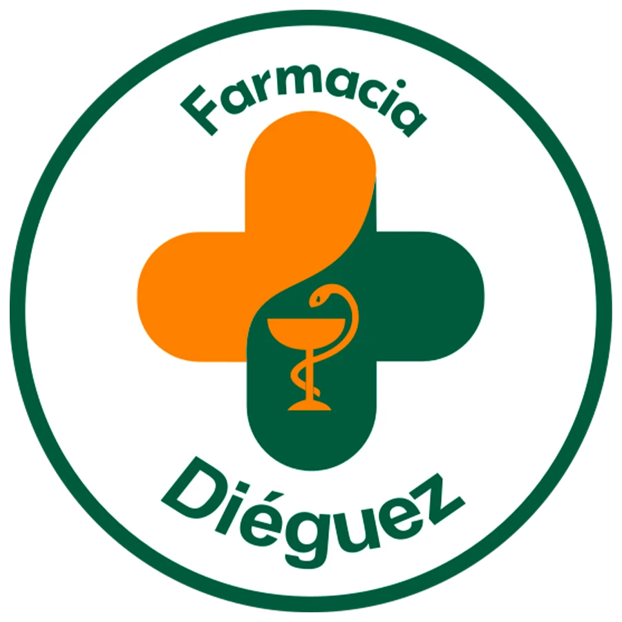 logotipo farmacia diéguez home