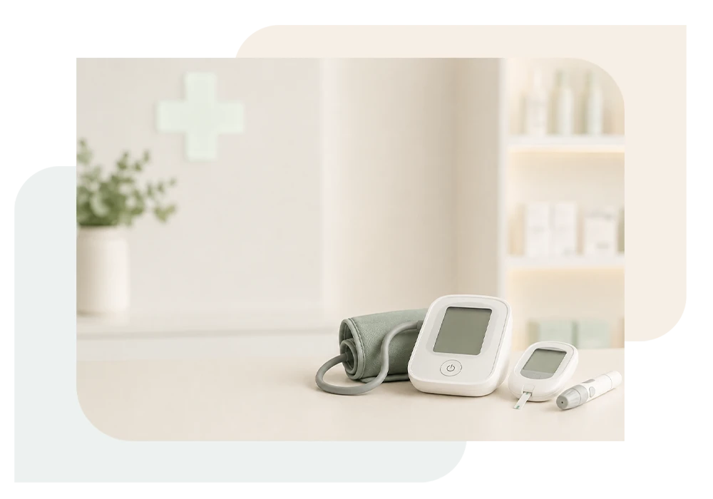 tensión arterial y glucemia home