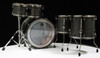 Mapex Saturn V Exotic Shell 5pc Studioease - Flat Black Maple Burl