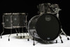 Mapex Saturn V Exotic Shell 5pc Studioease - Flat Black Maple Burl