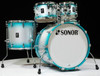 Sonor AQ2 Maple Stage 5pc Shell Pack  - Aqua Silver Burst Lacquer